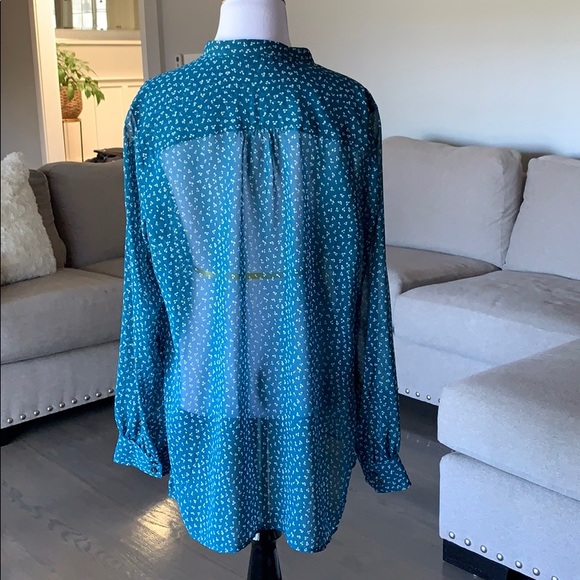 Halogen Floral Flowy top - Picture 6 of 8